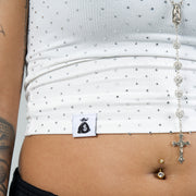 Rhinestone Croptop