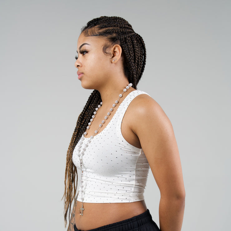 Rhinestone Croptop