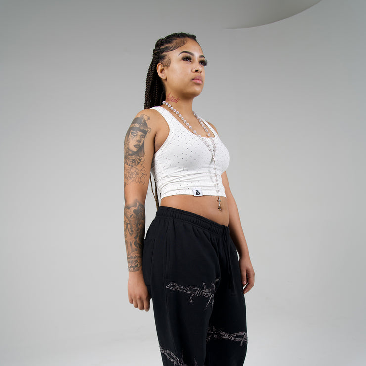 Rhinestone Croptop