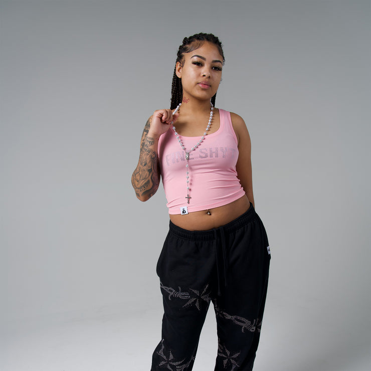 Fine Shyt Croptop In Pink