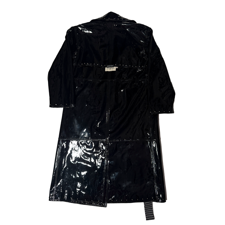 leather trenchcoat