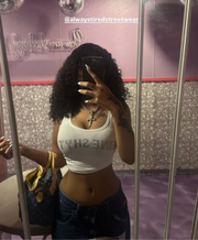 Fine Shyt Croptop in white