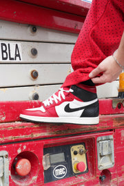 Red Rhinestone Baggy Sweats