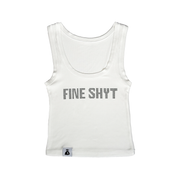 Fine Shyt Croptop White
