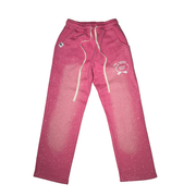 Pink Rhinestone Baggy Sweats